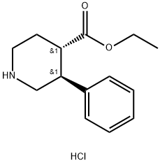 Cis-Ethyl 3-Phenylpiperidine-4-Carboxylate Hydrochloride(WX160179A) Structural