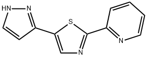 Pyridine, 2-[5-(1H-pyrazol-3-yl)-2-thiazolyl]- Structural