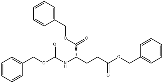 dibenzyl (2S)-2-(phenylmethoxycarbonylamino)pentanedioate Structural