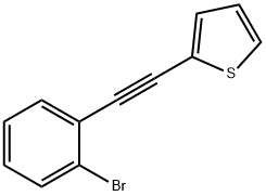 Thiophene, 2-[2-(2-bromophenyl)ethynyl]- Structural