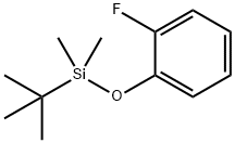 tert-Butyl(2-fluorophenoxy)dimethylsilane Structural