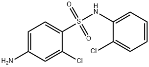 Benzenesulfonamide, 4-amino-2-chloro-N-(2-chlorophenyl)- Structural