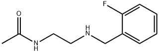 Acetamide, N-[2-[[(2-fluorophenyl)methyl]amino]ethyl]- Structural