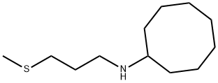Cyclooctanamine, N-[3-(methylthio)propyl]- Structural