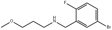 Benzenemethanamine, 5-bromo-2-fluoro-N-(3-methoxypropyl)- Structural