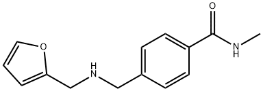 Benzamide, 4-[[(2-furanylmethyl)amino]methyl]-N-methyl- Structural