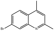Quinoline, 7-bromo-2,4-dimethyl- Structural