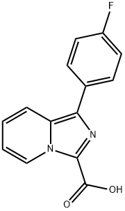 Imidazo[1,5-a]pyridine-3-carboxylic acid, 1-(4-fluorophenyl)- Structural