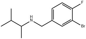 Benzenemethanamine, 3-bromo-N-(1,2-dimethylpropyl)-4-fluoro- Structural
