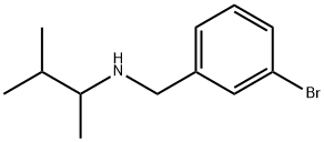 Benzenemethanamine, 3-bromo-N-(1,2-dimethylpropyl)- Structural