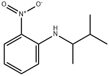 Benzenamine, N-(1,2-dimethylpropyl)-2-nitro- Structural