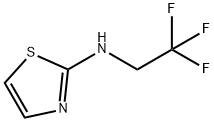 N-(2,2,2-trifluoroethyl)thiazol-2-amine Structural
