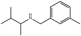 Benzenemethanamine, N-(1,2-dimethylpropyl)-3-methyl- Structural