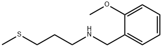 Benzenemethanamine, 2-methoxy-N-[3-(methylthio)propyl]- Structural