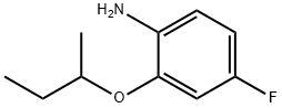 Benzenamine, 4-fluoro-2-(1-methylpropoxy)- Structural