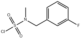 Sulfamoyl chloride, N-[(3-fluorophenyl)methyl]-N-methyl- Structural