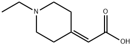 Acetic acid, 2-(1-ethyl-4-piperidinylidene)- Structural