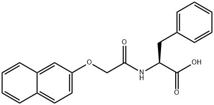 L-Phenylalanine, N-[2-(2-naphthalenyloxy)acetyl]- Structural