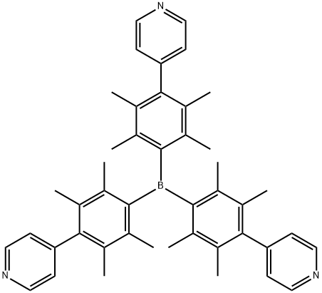 tris(4-(4-pyridyl)duryl)borane