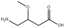 Butanoic acid, 4-amino-3-methoxy- Structural
