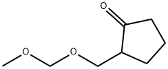 Cyclopentanone, 2-[(methoxymethoxy)methyl]- Structural