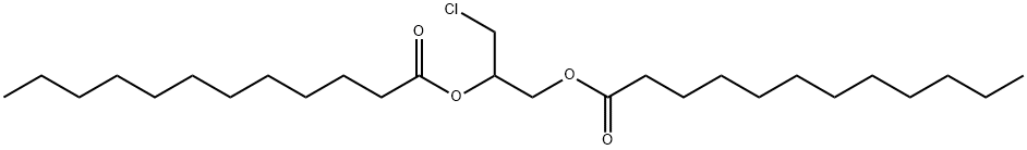 rac 1,2-Bislauroyl-3-chloropropanediol Structural