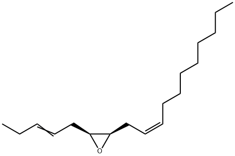 Oxirane, 2-(2Z)-2-penten-1-yl-3-(2Z)-2-undecen-1-yl-, (2S,3R)- Structural