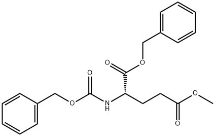 L-Glutamic acid, N-[(phenylmethoxy)carbonyl]-, 5-methyl 1-(phenylmethyl) ester Structural
