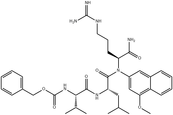 Z-Val-Leu-Arg-4MβNA · HCl