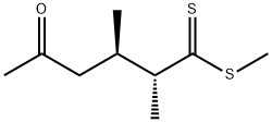 Hexane(dithioic) acid, 2,3-dimethyl-5-oxo-, methyl ester, (R*,R*)- (9CI) Structural