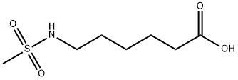 Hexanoic acid, 6-[(methylsulfonyl)amino]- Structural