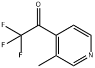 Ethanone, 2,2,2-trifluoro-1-(3-methyl-4-pyridinyl)- Structural
