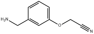 Acetonitrile, 2-[3-(aminomethyl)phenoxy]- Structural