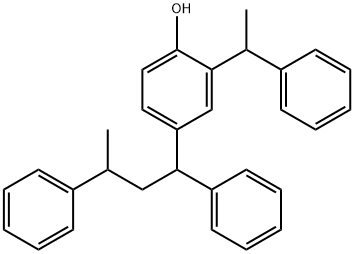 Phenol, 4-(1,3-diphenylbutyl)-2-(1-phenylethyl)- Structural