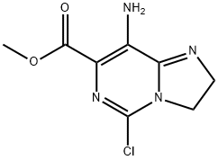 Imidazo[1,2-c]pyrimidine-7-carboxylic acid, 8-amino-5-chloro-2,3-dihydro-, methyl ester Structural