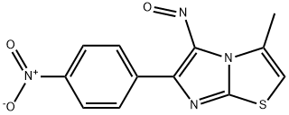 Imidazo[2,1-b]thiazole, 3-methyl-6-(4-nitrophenyl)-5-nitroso- Structural
