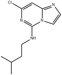 Imidazo[1,2-c]pyrimidin-5-amine, 7-chloro-N-(3-methylbutyl)- Structural