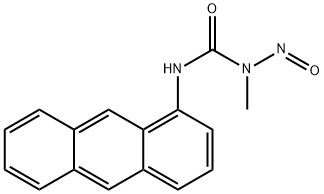 Urea, N'-1-anthracenyl-N-methyl-N-nitroso- Structural