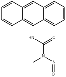 Urea, N'-9-anthracenyl-N-methyl-N-nitroso- Structural