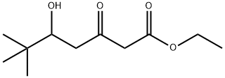 Heptanoic acid, 5-hydroxy-6,6-dimethyl-3-oxo-, ethyl ester Structural