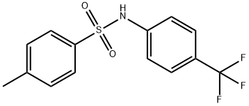 Benzenesulfonamide, 4-methyl-N-[4-(trifluoromethyl)phenyl]- Structural