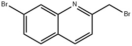 Quinoline, 7-bromo-2-(bromomethyl)- Structural
