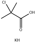 Propanoic acid, 2-chloro-2-methyl-, potassium salt (1:1) Structural