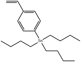 Stannane, tributyl(4-ethenylphenyl)- Structural