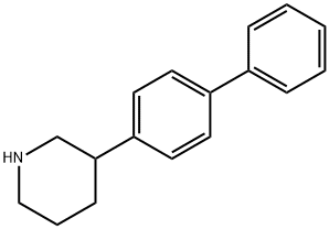Piperidine, 3-[1,1'-biphenyl]-4-yl- Structural