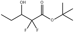 Pentanoic acid, 2,2-difluoro-3-hydroxy-, 1,1-dimethylethyl ester Structural