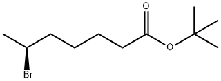 Heptanoic acid, 6-bromo-, 1,1-dimethylethyl ester, (6S)- Structural