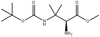 Valine, 3-[[(1,1-dimethylethoxy)carbonyl]amino]-, methyl ester Structural