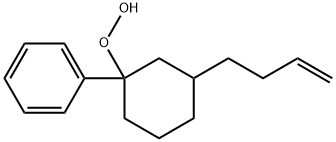 Hydroperoxide, 3-(3-buten-1-yl)-1-phenylcyclohexyl Structural