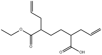 Hexanedioic acid, 2,5-di-2-propen-1-yl-, 1-ethyl ester Structural
